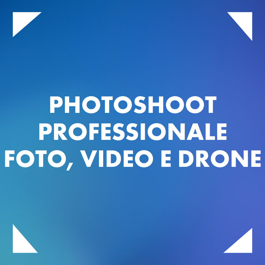 Pacchetto Foto, Video e Drone
